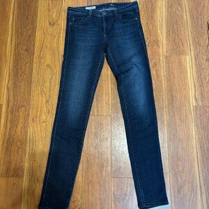 Ag Adriano Goldschmied Blue Skinny Jeans with Tapered Fit